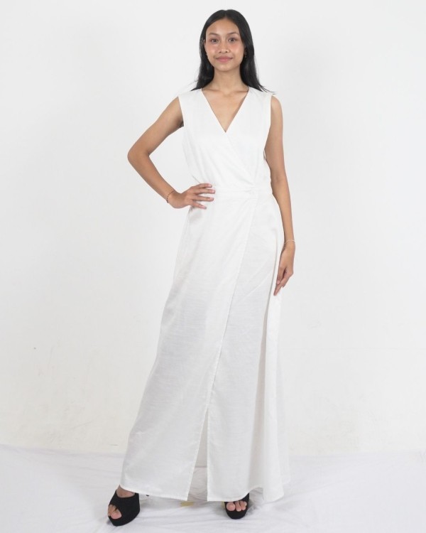 Oceanica V-Neck Wrap Dress | SEGARA Essentials